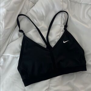 Nike Black Sports Bra with Racerback Design